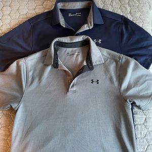 Mens Under Armor Heathers Polo